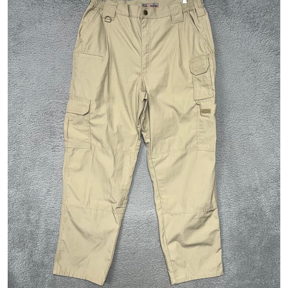5.11 Tactical Pants Men's 36x32 Khaki Cargo Taclite Pro Workwear Ripstop